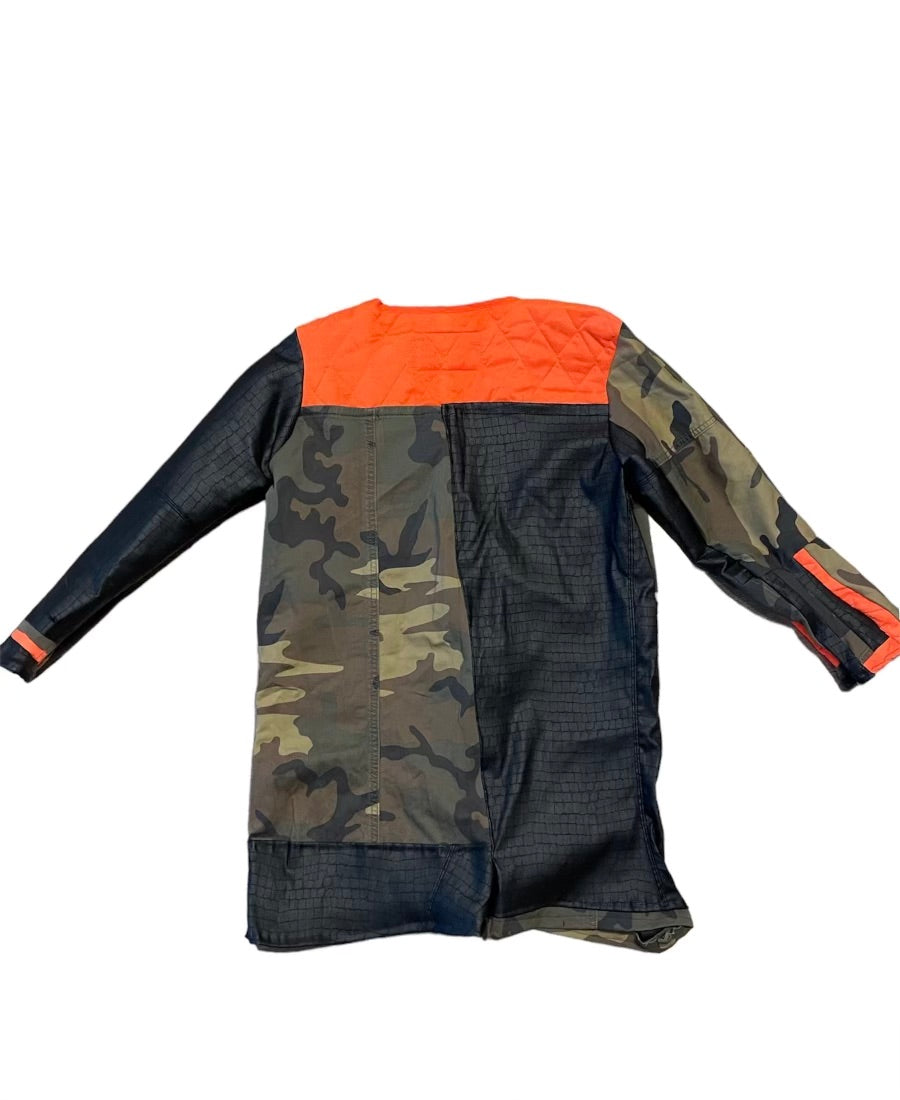 Multi Camo Kimono Jacket- M