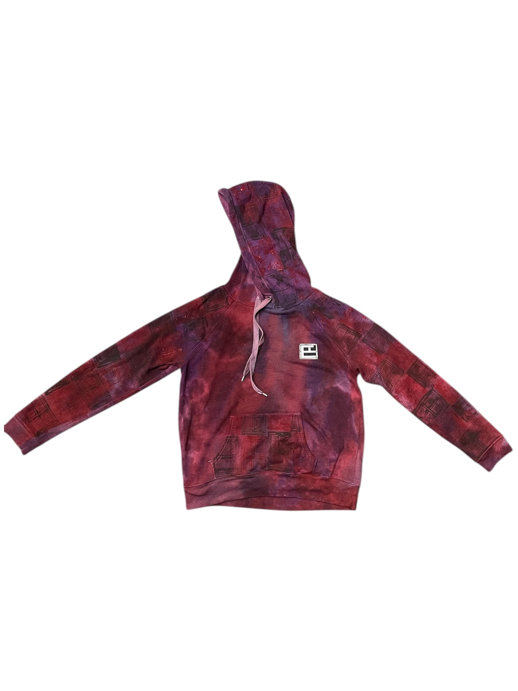 "Daydream Window" Tie-Dye Kids Hoodie