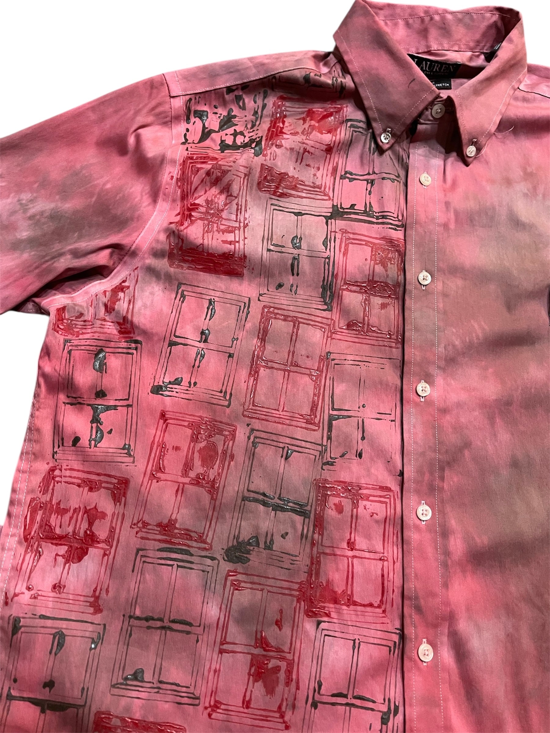 Open Window Tie-Dye Dress Shirt