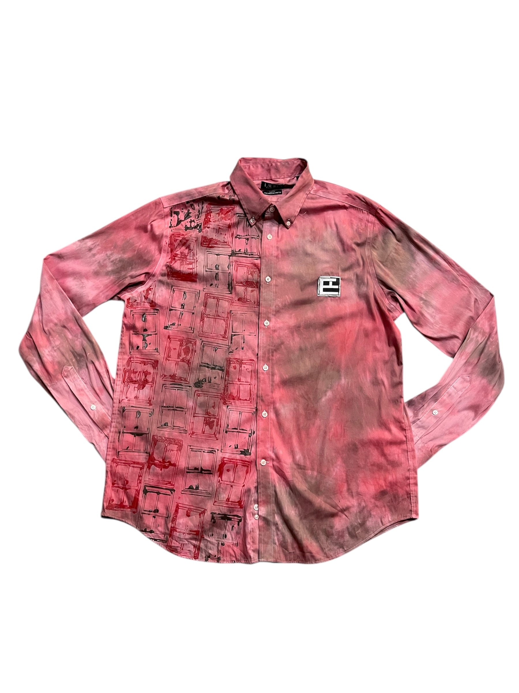 Open Window Tie-Dye Dress Shirt