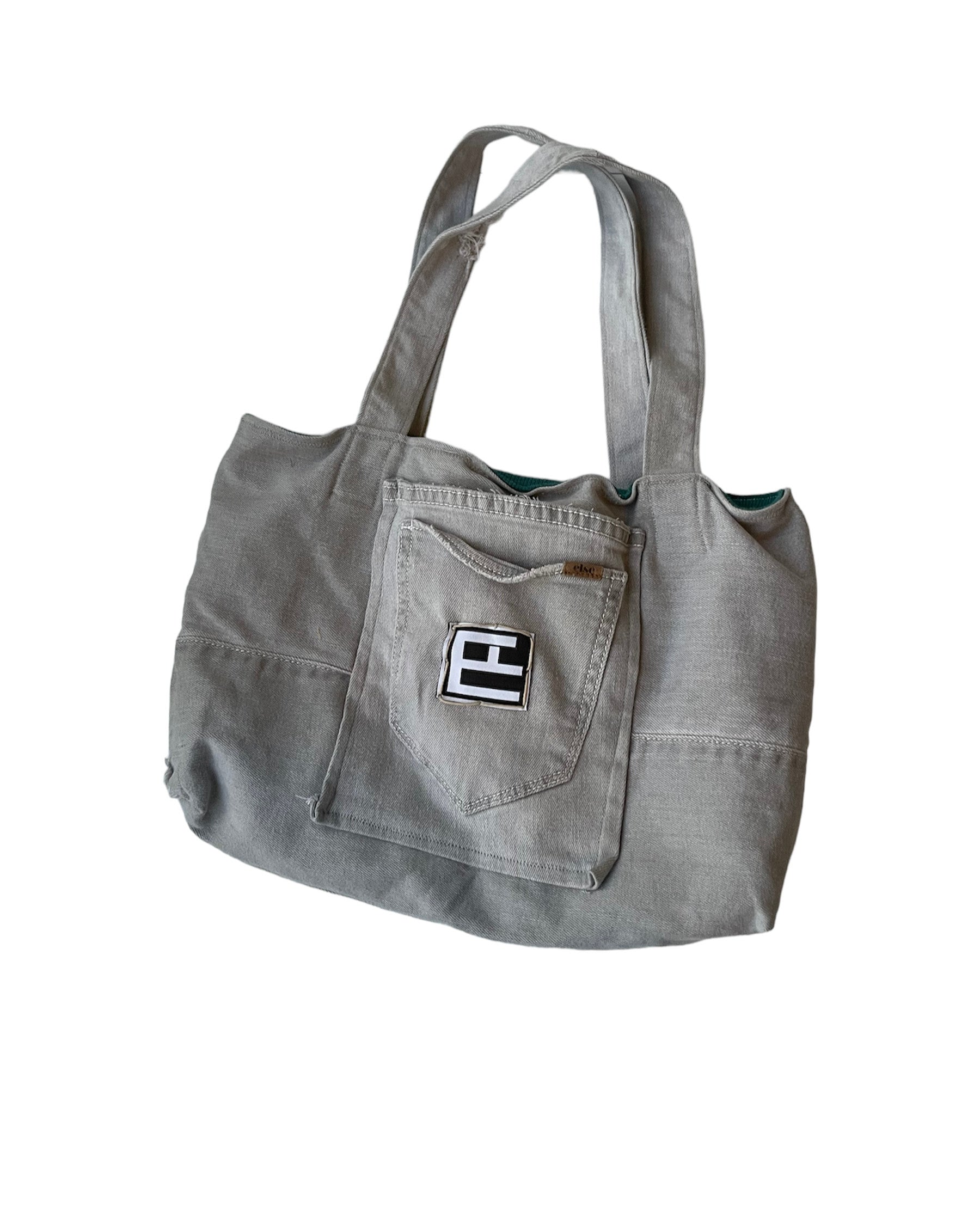 Gray Spray Painted Busy Bag
