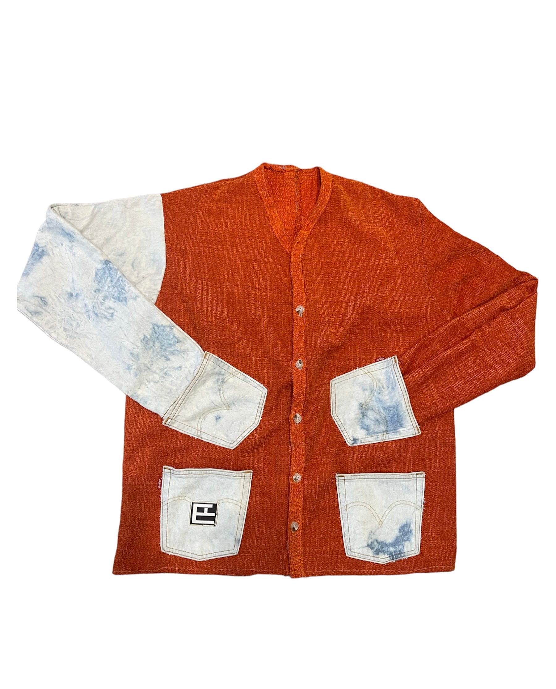 Orange Skys Cardigan Jacket - L