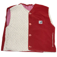 Red Velvet Vest - XL