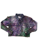 "Gotham Chaos" Tie-Dye Jean Jacket