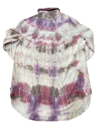 "Purple Haze" Tie-Dye Button-Up