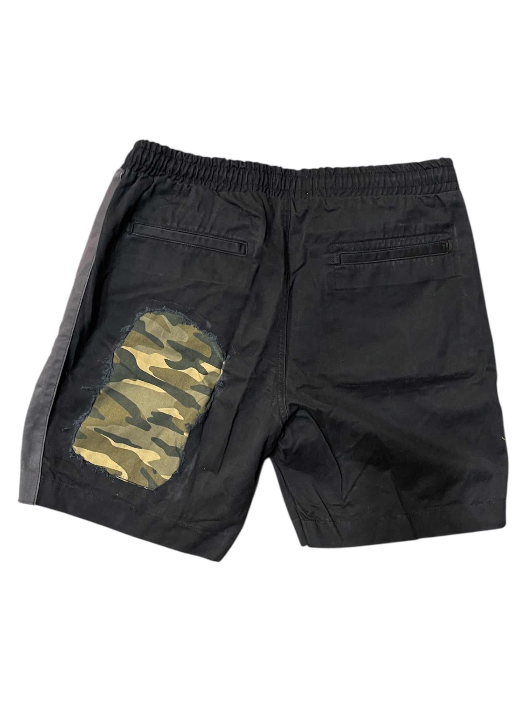 Reworked Camo Biker Shorts