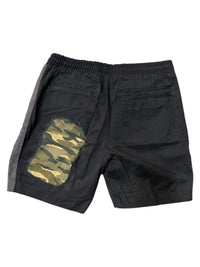 Reworked Camo Biker Shorts