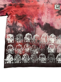 "Smokey House" Stamp Tie-Dye Tee