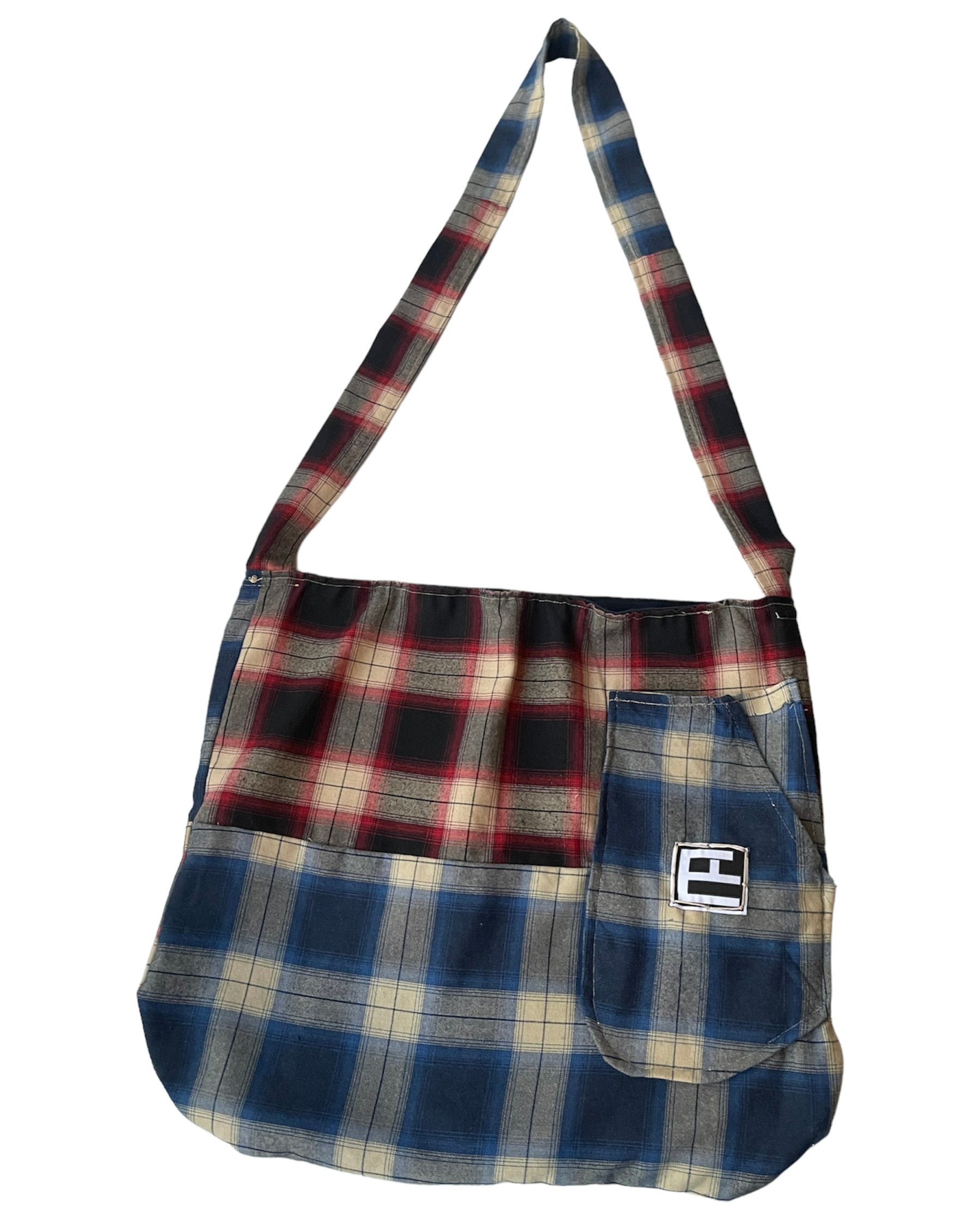 Red & Blue Plaid Busy Bag