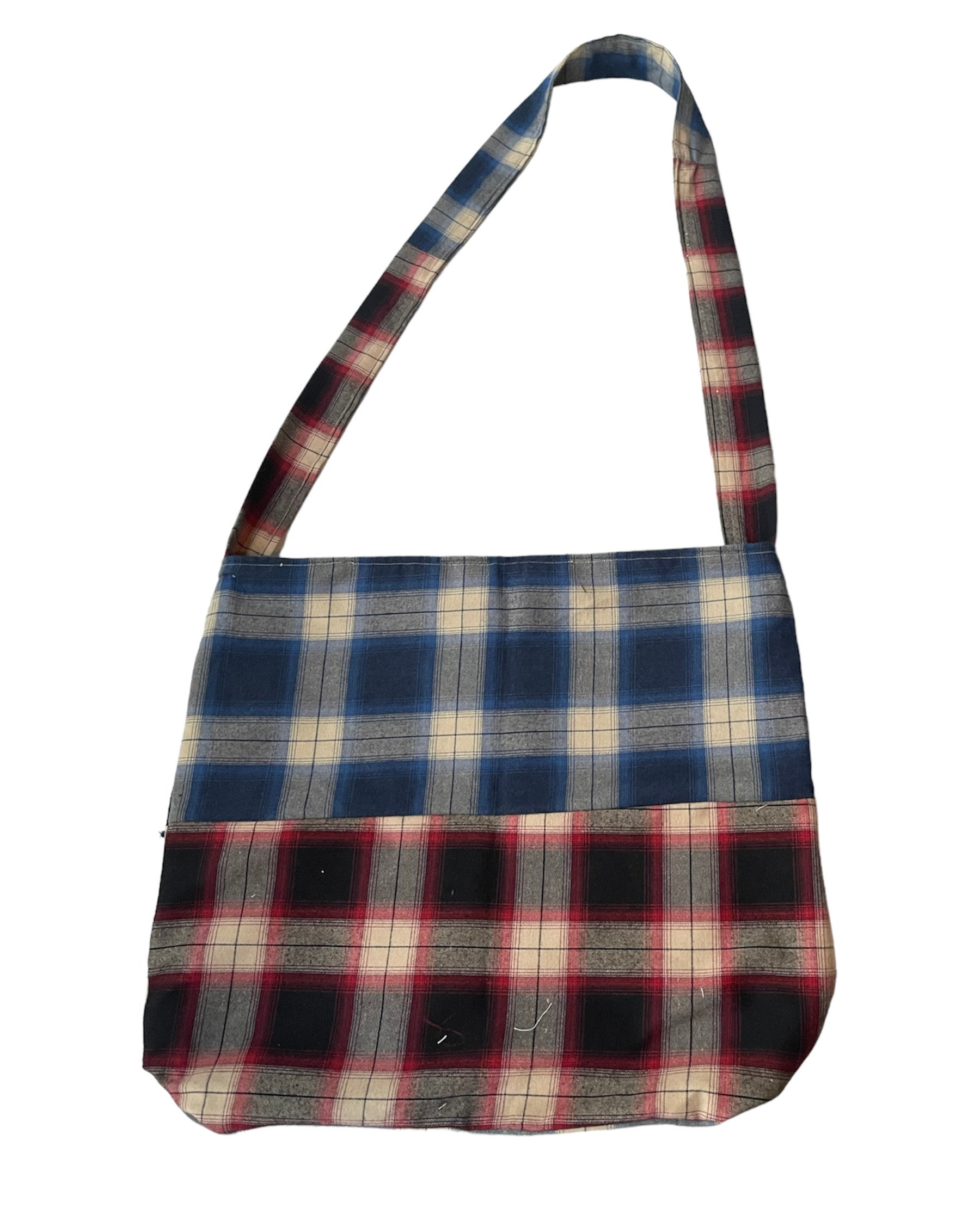 Red & Blue Plaid Busy Bag