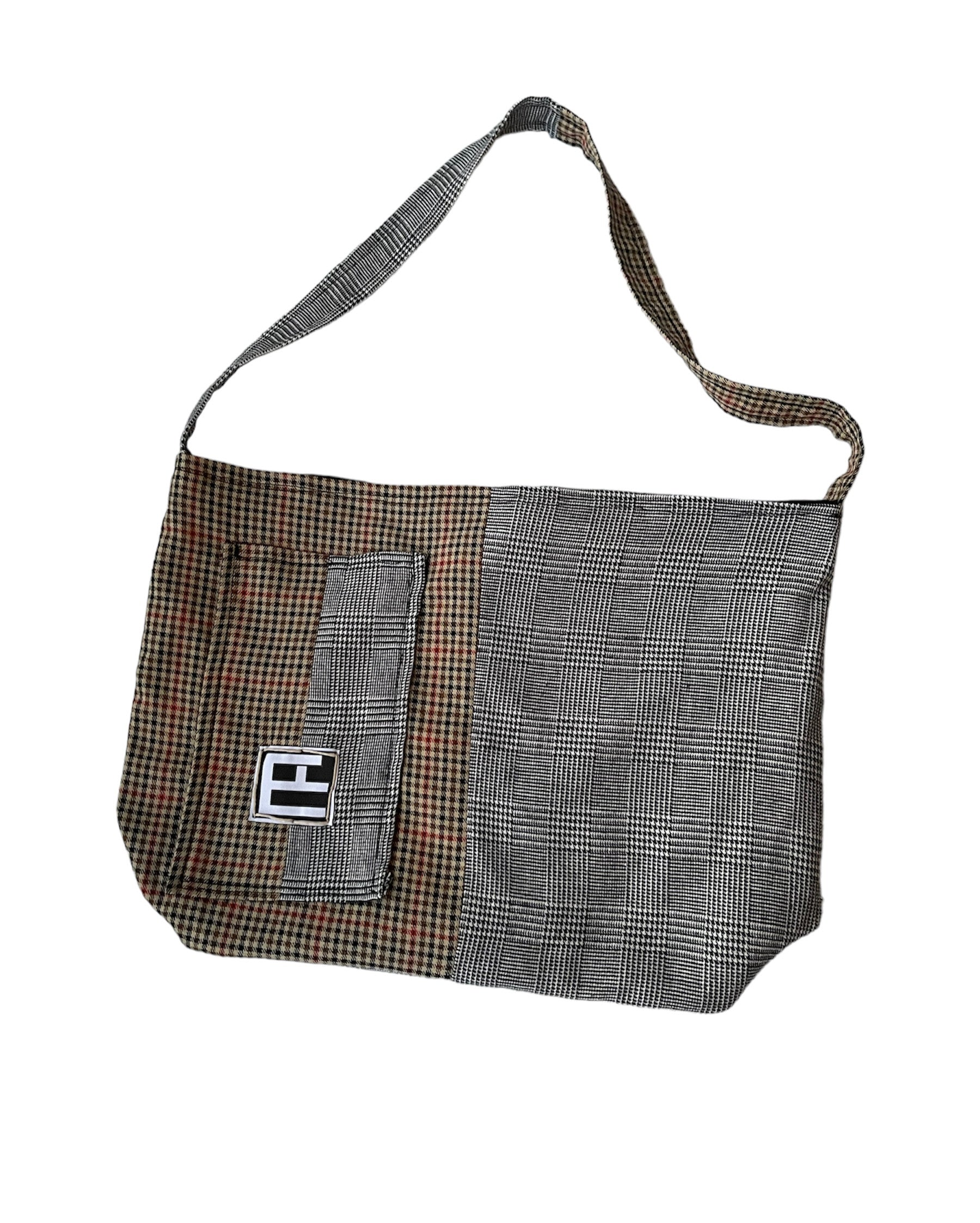 Double Plaid Busy Bag